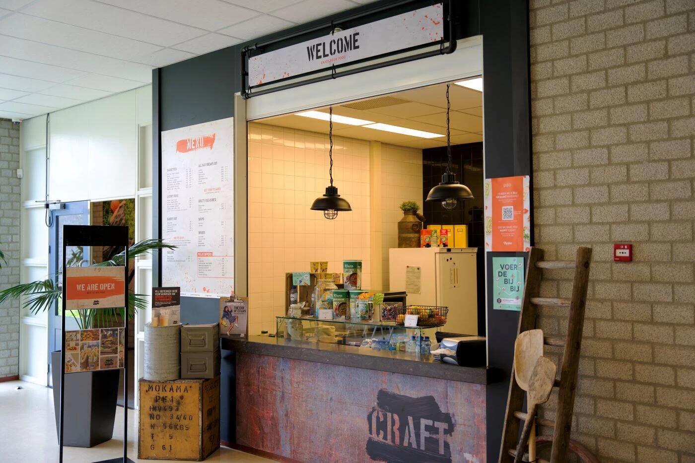 De kantine van de locatie Musschenbroekstraat