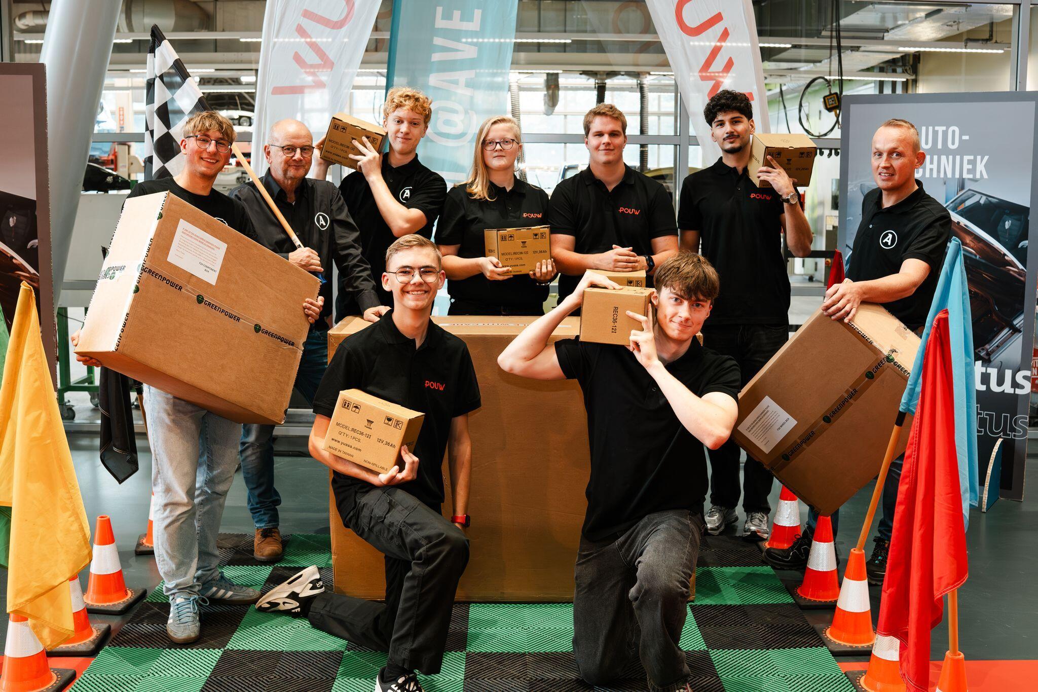 Greenpower Challenge: studenten bouwen eigen elektrische racewagen in samenwerking met POUW