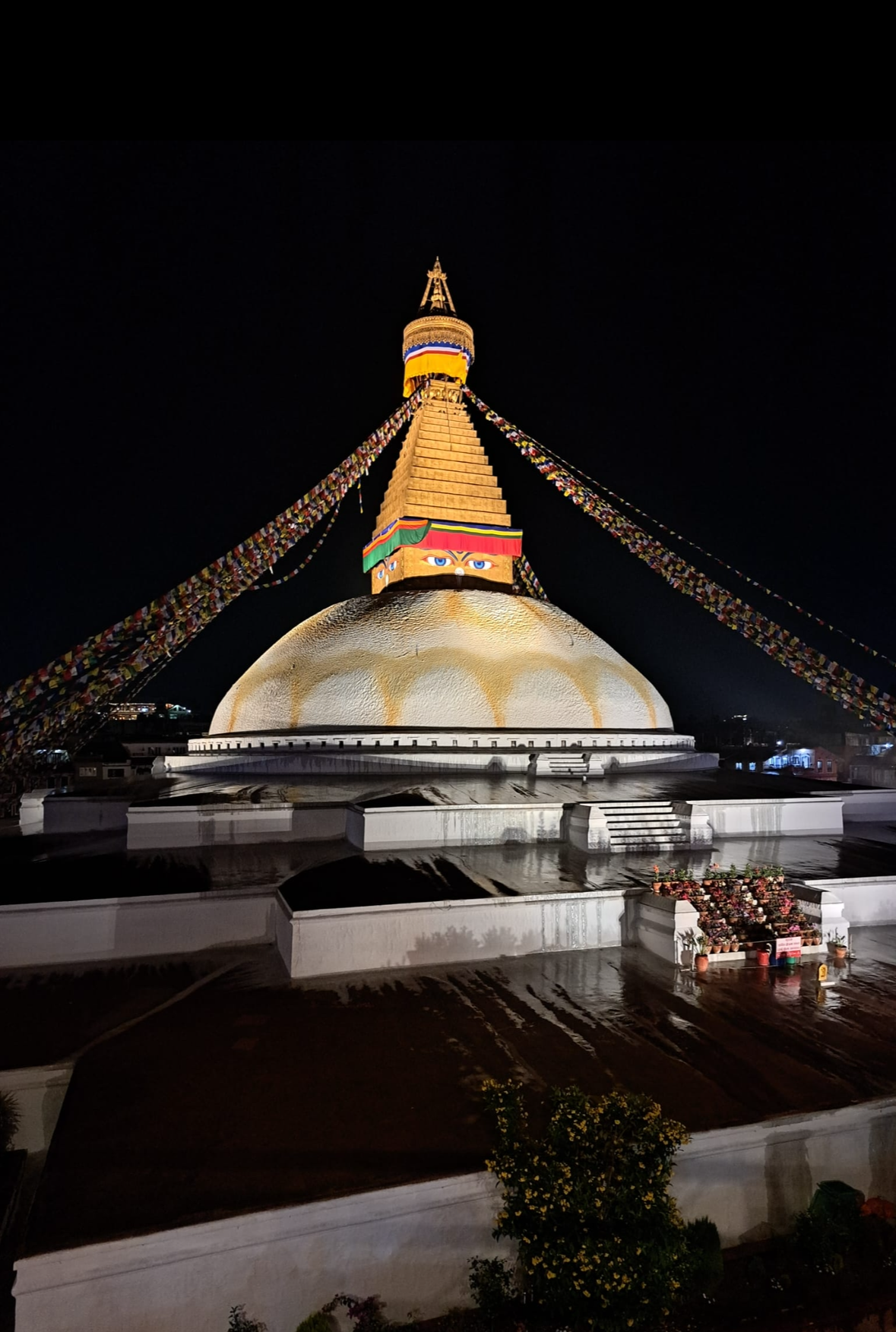 Studenten op reis in Nepal