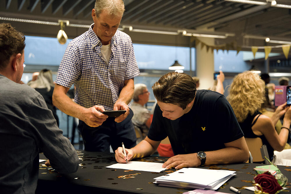 Diploma-uitreiking Aventus