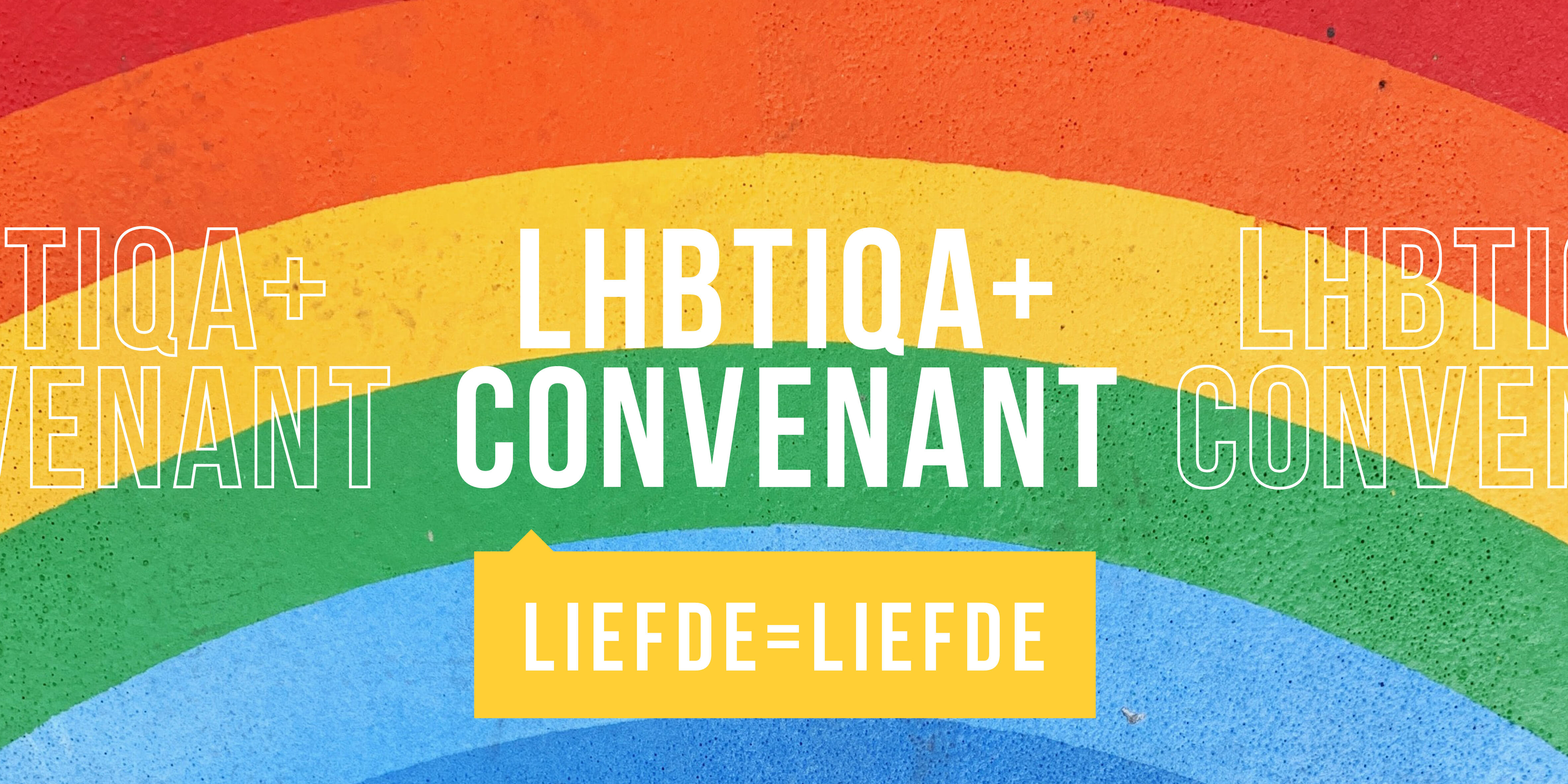 LHBTIQA+ convenant ondertekening
